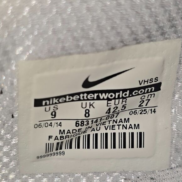 Nike FS Lite Trainer 2 Gray Running Training Jogging Shoes Sneakers Men Size 9 - Picture 7 of 7